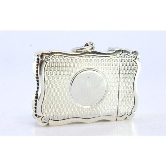 Silver Matchbox with Guilloche Reliefs, in Very Good conditions. Designed before 1890 This piece has an attribution mark,...