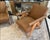 RH Jakob Leather Lounge Chairs – Set of Two Italian Cavallino Leather | Cocoa Natural Oak | July 2024 Production Open Box...