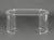 Modern Modern Clear Acrylic Geometric Design Coffee Table For Sale - Image 3 of 7
