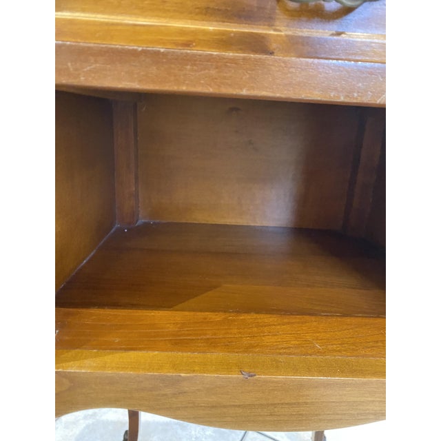 Louis XV Style Bedside Tables with Drawers and Niches, 1950s, Set of 2 For Sale - Image 17 of 18