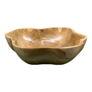 Medium Wooden Bowl For Sale