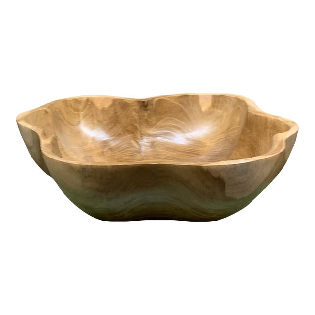 Medium Wooden Bowl For Sale