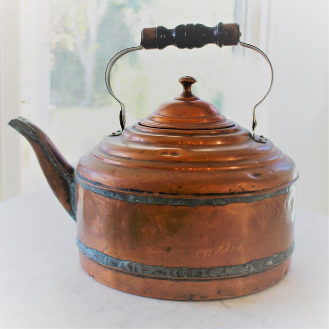 Antique European Copper Coffee Kettle Chairish