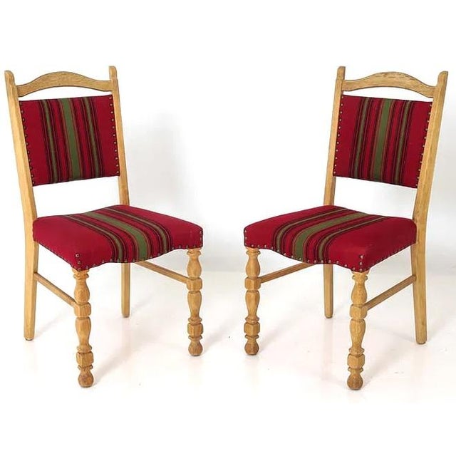 Set 4 Mid 20th Century Danish Modern Dining Chairs For Sale - Image 4 of 7