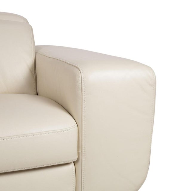 Cream Leather 007 Two-Seater Sofa from Joop For Sale - Image 6 of 14