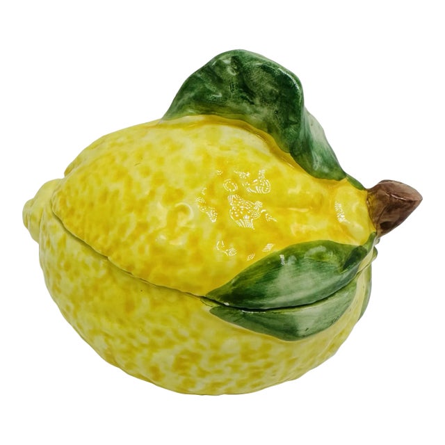 Vintage Vietri Lemon Dish For Sale