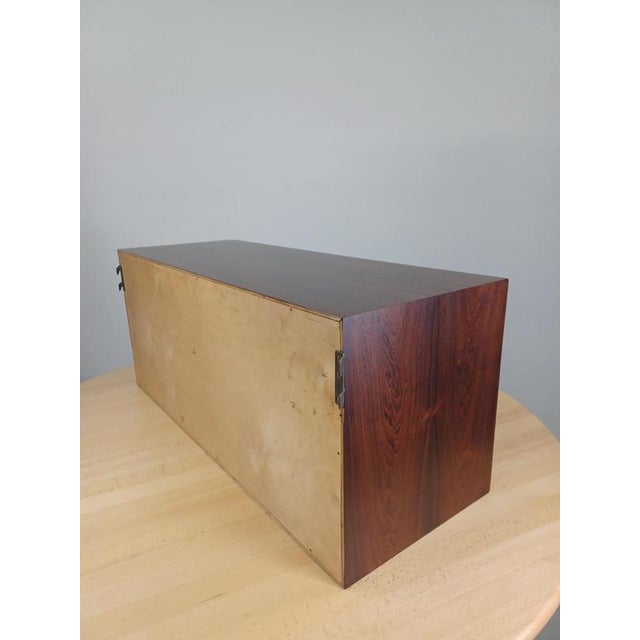 Brown Restored Rosewood Wall Unit by Kai Kristiansen for FM For Sale - Image 8 of 16