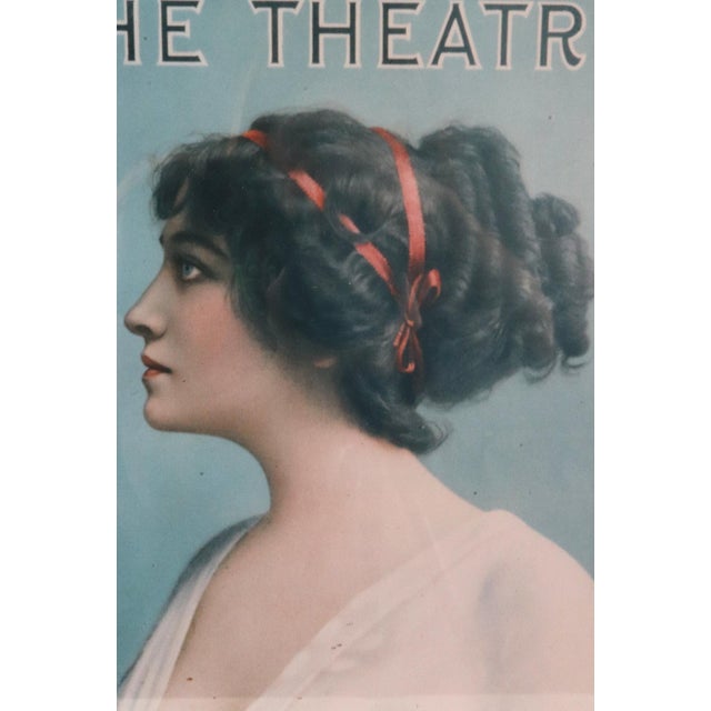 October 1910s, The Theatre Magazine cover featuring Pauline Frederick. Volume X. Acquired from Gallagher's Steakhouse...