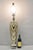 Contemporary Modern Silver & Gold Ceramic "Allegheny" Table Lamp by Uttermost. Item Features Textured Ceramic Finished In...
