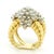 Vintage 18k Gold Diamond Bombe Cocktail Ring, 3.75 Carats, Size 7 For Sale - Image 14 of 14
