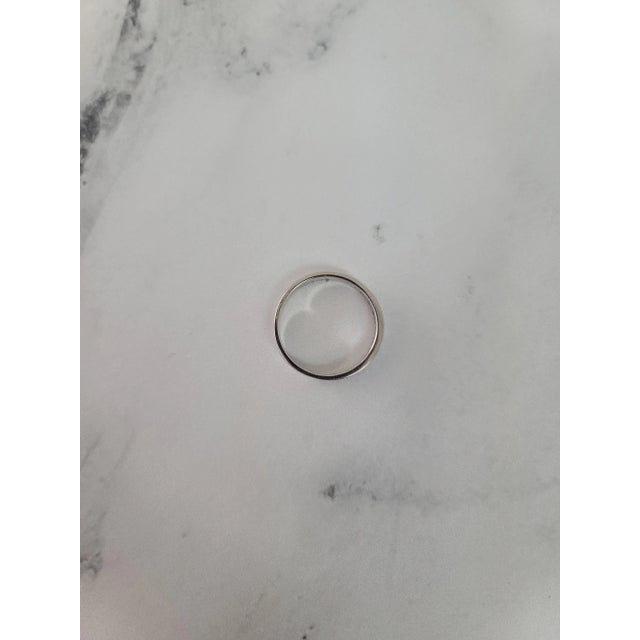 Half Carat Channel Set Diamond Wedding Band, Size 6 For Sale - Image 4 of 4