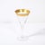 Set of 12 Mid-Century Modernist Gilt Rimmed Water Glasses by Dorothy Thorpe For Sale - Image 13 of 15