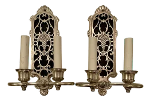 Art Deco Style Remains Lighting Art Deco Silver Wall Light Sconce