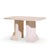 Mid-Century Modern Carlo Scarpa Style Mid Century Italian Travertine Table For Sale - Image 3 of 7