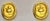 These handsome 21kt bright gold-plate over bronze cufflinks have a raised maple leaf design with an accent Pompeii look....