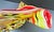 1950s Murano Art Glass Vibrant Confetti Handblown Scalloped Rim Centerpiece Bowl For Sale - Image 16 of 17
