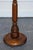 Antique Oak Standard Floor Lamp with Round Base, 1910 For Sale - Image 5 of 8