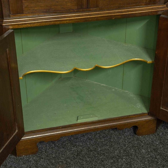 Mahogany Double Corner Cupboard For Sale - Image 12 of 14