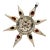 Vintage German Sputnik Mercury Glass Ornament For Sale