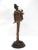 Wood Vintage Leo Jensen Bronze Guitar Player Figural Sculpture For Sale - Image 7 of 12