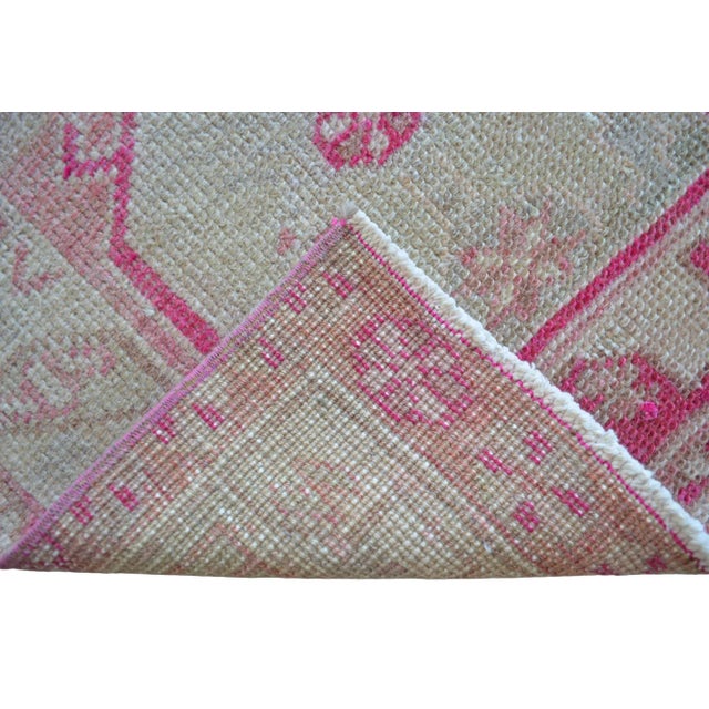 1970s Vintage Hand Knotted Runner Rug - 2′2″ × 11′1″ For Sale - Image 12 of 12