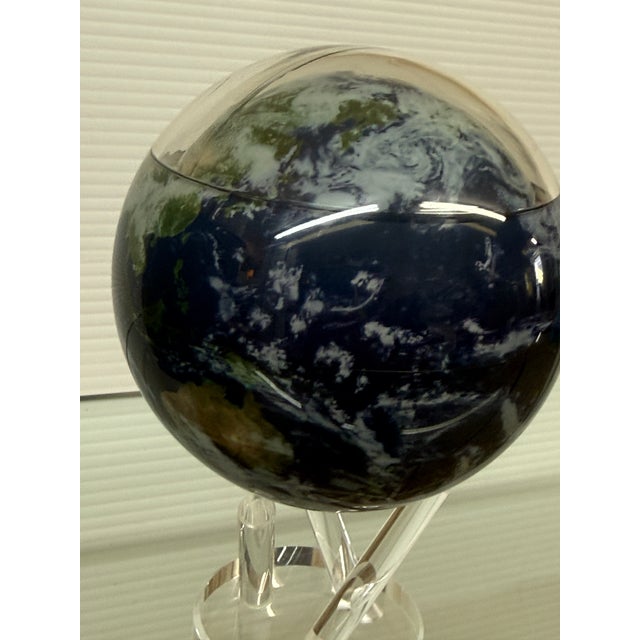2020s Mova Rotating Earth Globe on Acrylic Stand For Sale - Image 5 of 12