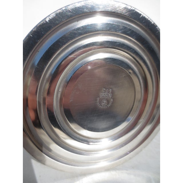 Metal Trumpet Sterling Silver Vase by Revere Silversmiths Circa 1940-50s For Sale - Image 7 of 7