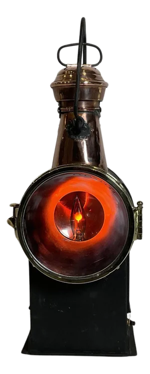 Antique Marine Signal Lantern by Charles Picard