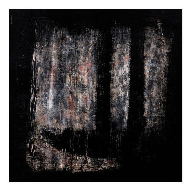 Massimo d'Orta, Il Grande Inverno MD 14, Abstract Painting, Mixed Media on Canvas, 2007 For Sale