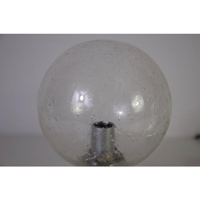 Gold Vintage German Chrome and Glass Table Lamps, 1960s, Set of 2 For Sale - Image 8 of 12