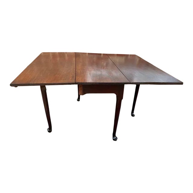 George III Mahogany Drop-Leaf Table Last Quarter 18th Century For Sale