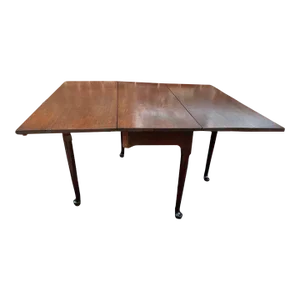 George III Mahogany Drop-Leaf Table Last Quarter 18th Century