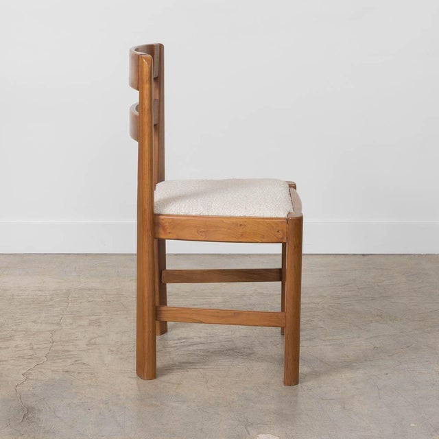 1940s 1940s French Elm Dining Chairs, Set of 4 For Sale - Image 5 of 16