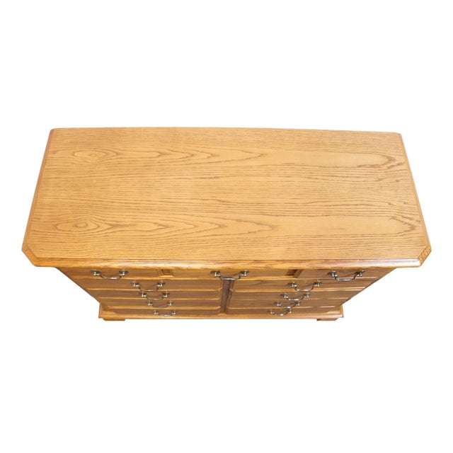 Thomasville Furniture Forecast Collection Solid Oak Contemporary 54" Buffet Cabinet 12221-110 For Sale - Image 10 of 15