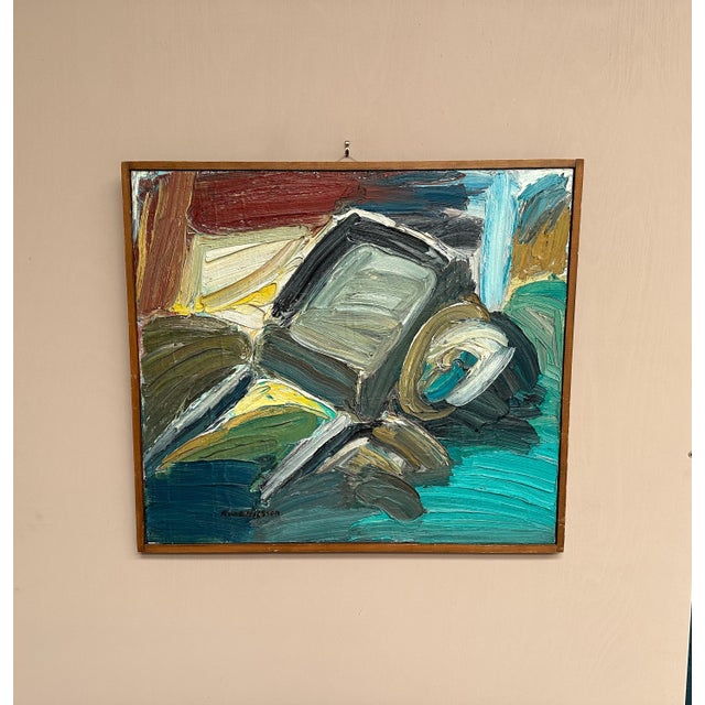 Rune Nilsson, Monday Feeling, 1950s, Oil Painting on Panel, Framed For Sale - Image 5 of 17