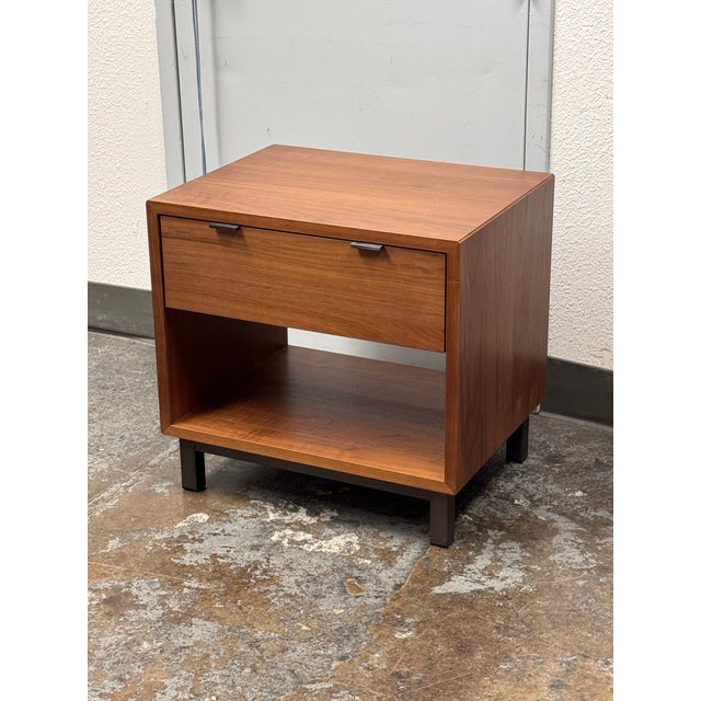Brown Room & Board Copenhagen Nightstand For Sale - Image 8 of 12