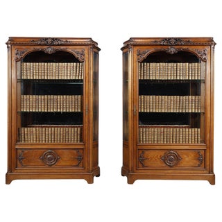 Regency Display Cabinets, 1920s, Set of 2 For Sale