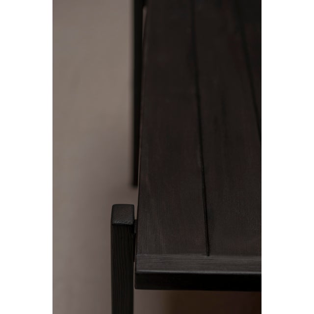 Minimalist Dining Set by Hugo Svensson for Bjärnums Möbelfabrik, 1960s, Set of 5 For Sale - Image 3 of 17