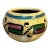 Large Mexican Midcentury Hand-Painted Pottery Planter For Sale