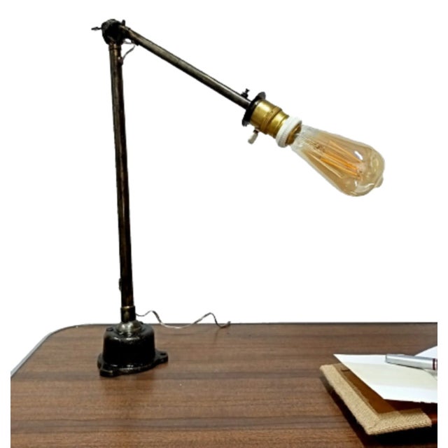 Industrial Industrial Light for Wall or Desktop For Sale - Image 3 of 10