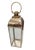 2000 - 2009 Pair of Vintage Hollywood Regency Style Polished Nickel & Brass Large Floor Lanterns For Sale - Image 5 of 12