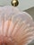 Murano Glass Round Pink Opalescence Glass Chandelier or Pendant For Sale - Image 16 of 18