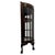 2000 - 2009 Antique English Bow-Front Mahogany Display Cabinet, 1800s For Sale - Image 5 of 11