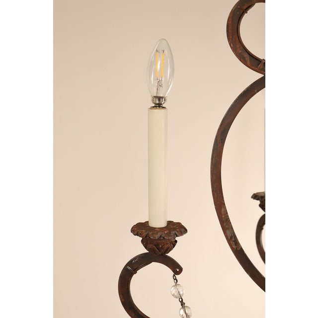 2000 - 2009 Niermann Weeks Avignon Iron Chandelier For Sale - Image 5 of 18