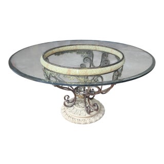 Vidal Grau Sculptural Round Dining Table For Sale