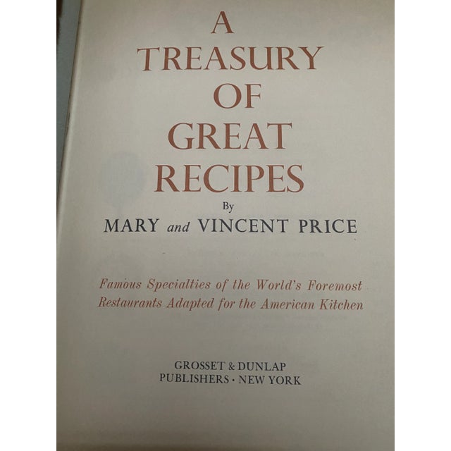 Vintage 1974 Cookbook “A Treasure of Great Recipes” by Mary and Vincent Price For Sale In Cleveland - Image 6 of 8