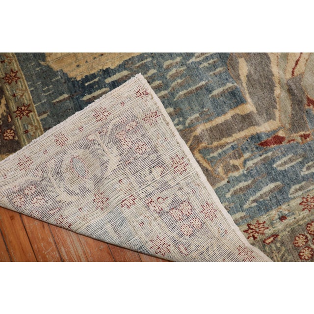 19th Century Zabihi Collection Fine Turkish Sivas Horse Pictorial Rug - 5'1" x 7'1" For Sale - Image 4 of 10