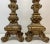 Mid 20th Century Venetian Style Carved Silver Tone Gilt Wood Prickets - a Pair For Sale In San Francisco - Image 6 of 10