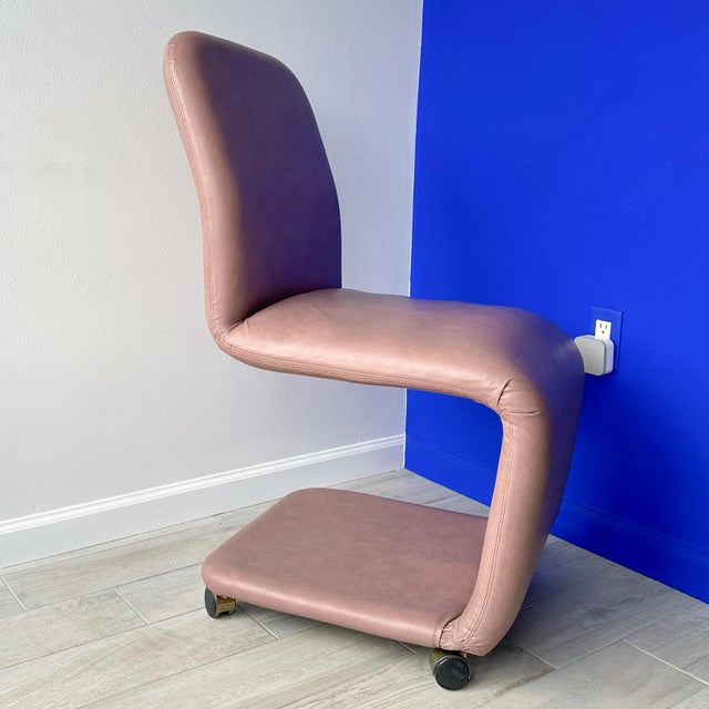 DIA - Design Institute America Design Institute of America Postmodern Desk/Vanity Chair For Sale - Image 4 of 10