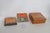Chinoiserie Mid 20th Century Chinoiserie Boxed Set of 6 Square Coasters Chinese Ancestor Portrait Motif For Sale - Image 3 of 15